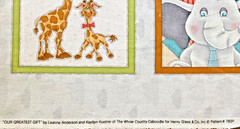 “Our Greatest Gift” Block Panel Cotton Quilt fabric Henry Glass 783P