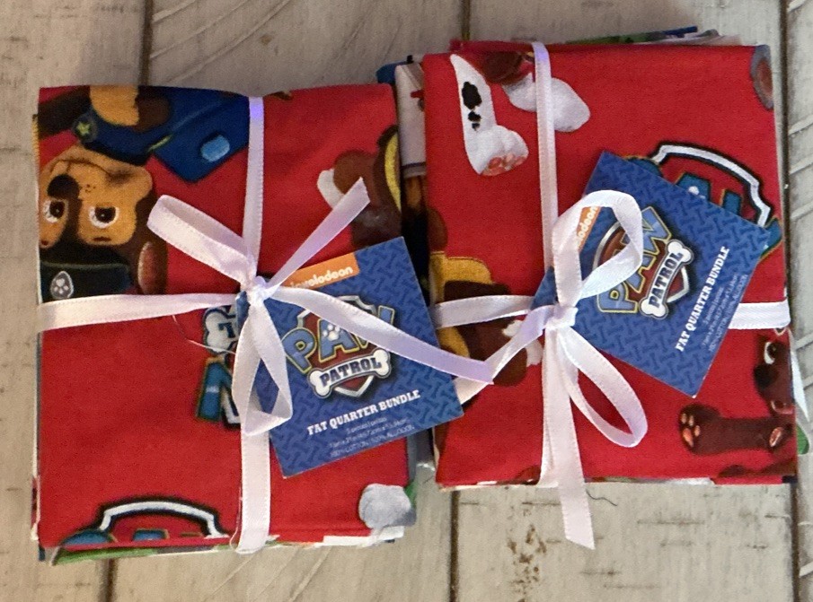 Paw Patrol Fabric 18×21 Inch Squares