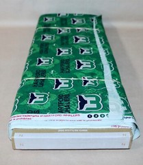 Hartford Whalers ~ Logo On Logo Pattern NHL Cotton Fabric 1/4 Yard 9” X 44”