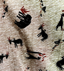 African Animal Print Fabric Michael Miller Sweet Serengeti Black Brown 42 x 36″L