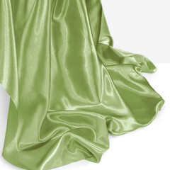 Sage Green Satin Fabric by the Yard, 5 Yards X 58 Inch Charmeuse Satin Fabric Si