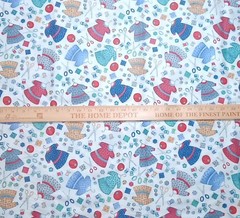 Barbara Lavallee Mothers and Daughters Sewing Theme Fabric 31″ Piece