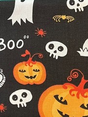 Quilting Fabric Lot – Halloween, 10 Fat Quarters + 1 FREE!