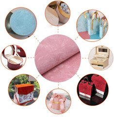 Self Adhesive Velvet Flock Backing Paper Liner for Jewelry Drawer Craft Fabric P