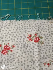 vintage floral cotton fabric, 44 By 36 Inches, #27