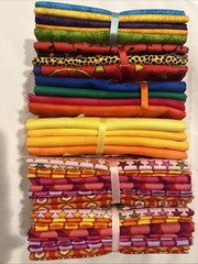 Lot Of 30!! quilt fabric fat quarter 18”x22” Bright