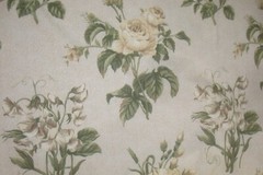 6.83 yds Scalamandre Fabric Fleurs Anglaise Floral Roses 100% Cotton 246″