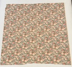 Vtg Faye Burgos Marcus Brothers Textiles Fabric Floral Roses CottageCore 1.2 Yds
