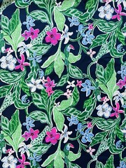 ~ Lilly Pulitzer Fabric Terry Knit – Monkey Toucan Ziraffe 18” x30” # 255/1