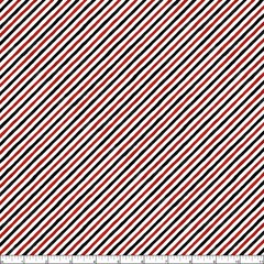 Wilmington Prints – Merry Gnome-Ments – Diagonal Stripe – Black, Fabric BTY
