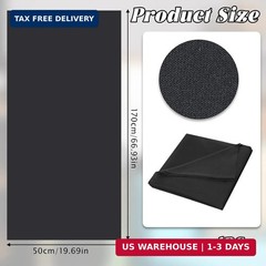 Speaker Grill Cloth, Acoustic Fabric, 67×20 Inch 3D Black Mesh for Speaker Repai