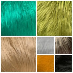 60″ Faux Fur Fabric – Per Half Yard (Various Colors)