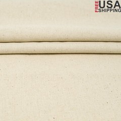 Cotton Osnaburg Fabric Permanent Press Drapery Upholstery Crafts 5 Yards Cut New