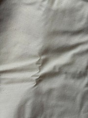 Unbleached Muslin Fabric 5 yards undyed surface with a natural cream color