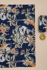 Breathable Cotton Jungle Print Fabric, Ideal for Summer Clothing and Dress