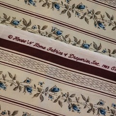 Vintage 1983 House N Home Fabrics & Draperies Upholstery Fabric 1.69 Yds x 54″