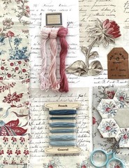 Moda Fleur de Paris Fat Quarter Bundle, 38pc, French General 13990AB, F19