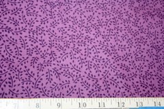 SIMPLE LIFE IN LAVENDER AND BLACK FROM RJR – 100% COTTON FABRIC