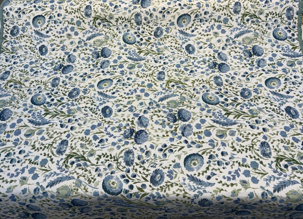 Sunbrella Arboretum Bluebell 146758-0002 Outdoor Upholstery Fabric By the yard