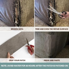 Sofa Fabric Repair Patch, Oversized Microfiber Patch, Self-Adhesive Repair Fabri