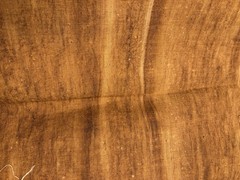 Hand Dyed Persimmon Fabric | Rustic Vintage Homespun Textile | Half Yard Cut