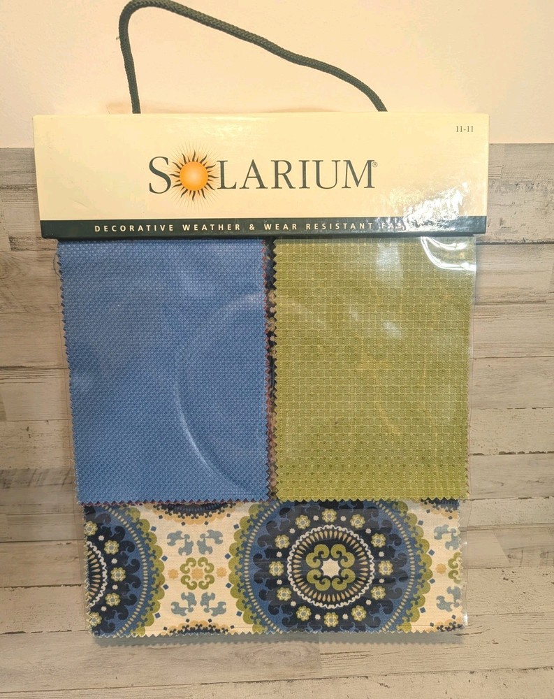 Richloom Fabrics Solarium Fabric Sample Polyester 12×13 64 Pcs Olefin 6×9 40 Pcs