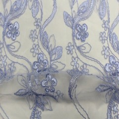 HOLIDAY Embroidered Mesh Fabric. Lace Netting Material