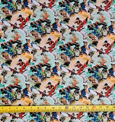 LAST AIRBENDER AVATAR COLLAGE V1 ANIME 1 YARD FABRIC ( 36″ X 58″ ) BRAND NEW
