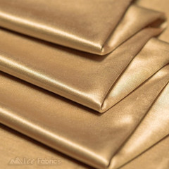 4 Way Stretch Silky Spandex Satin Fabric by the Yard – 60″ Wide Shiny Satin Span
