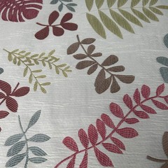 Textured Woven Upholstery Fabric, Botanical Foliage Pattern (4 Styles) – By the