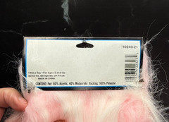 NWT Lot of 3 Darice Pink Craft Fun Fur 9″x12″ Crafts Puppets Sewing Creative
