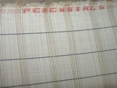 6 YDS PERENNIALS OUTDOOR INDOOR BLUE HAVEN PLAID UPHOLSTERY FABRIC FOR LESS