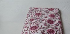 10 Yard Hand Block Flannel Fabric 60 Inch Width Winter Textile Collection FC-14