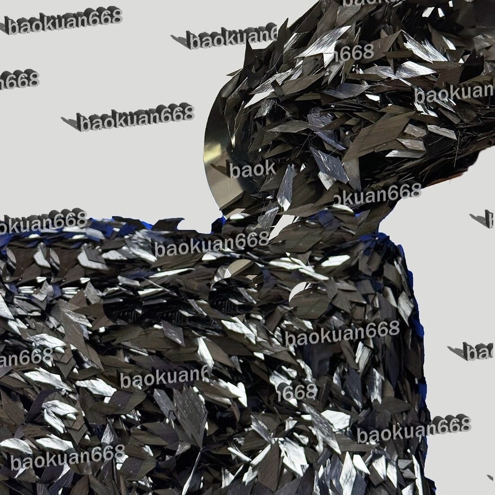 200g Rhomboid Shaped Flake Carbon Fiber Chopped Forged Cut Short Fibre Filament