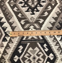 5 Yard Remnant Neutral Southwestern Print Home Decor Fabric