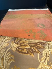 10 Floral silk fabric samples elegant designs High quality