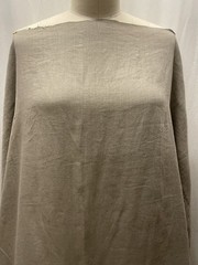 100% Washed Midweight Linen Neutral Taupe Color Fabric By The Yard 59 ” Wide