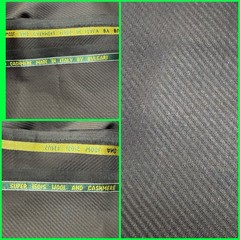Bulgari fabric Wool and Cashmere 1 yard made in Italy brand new almost vintage