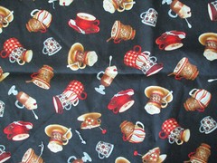SMALL SPECIALTY COFFEE CUPS ESPRESSO ICED DRINKS BAR COTTON FABRIC FQ