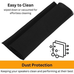 Speaker Grill Cloth Fabric 3D Mesh Acoustic Box Cover Breathable Repair Carpe…