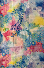 GRADIENTS BY MODA FABRICS FLORAL MULTICOLOR 2.38 YARDS