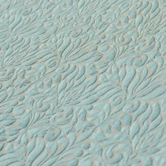 Teal Floral Damask Fabric By The Yard, Jacquard Weave Fabric, Upholstery