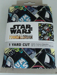 NIP Star Wars Mandalorian 1 Yd Cut 36 x 44in 100% Cotton Fabric Quilt Craft Sew