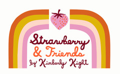 Strawberry & Friends RS3042 13 Pink Moda Ruby Star
