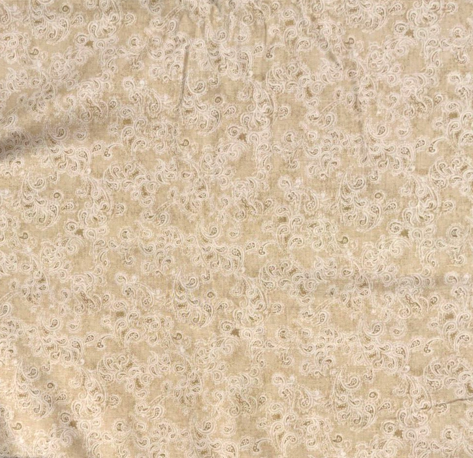 3 1/2 yards Cotton Fabric Light Golden
