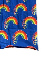 Princess Fabrics Inc #171 Rainbows & Hearts Cotton Fabric 74” See Pictures LGBTQ