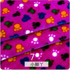 Printed Velvet Fabric Cloth Material for Dress Shoes Upholstery Craft By Metre