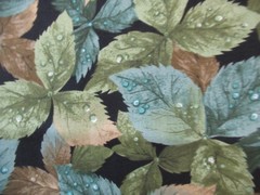 RJR Fabrics “FALL FOLIAGE” GREEN MULTI Floral Quilt COTTON FABRIC SZ32″X44″