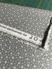 JoAnn Gray Polka Dot Quilt Fabric Cotton 18″ x 44″ F73