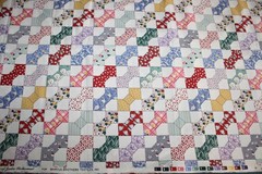 Vtg Marcus Bros Judie Rothermel “Annie” BOWTIE Cheater Repro Cotton BTY RARE
